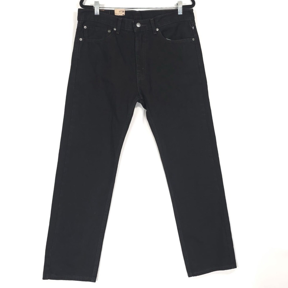 NWT LEVI'S 505 Jeans Men's‎ Black 34x30 Cotton Flex Straight